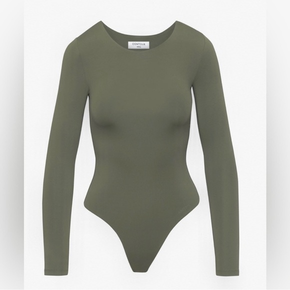 Aritzia Tops - Aritzia Original Contour Crew Bodysuit Second-skin Crewneck Long Sleeve Small